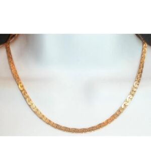 Vintage 12K Gold Filled Rope Chain 16" Necklace